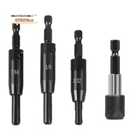 Self-Centering Drill Bit for , 3/32 Inch, 7/64 Inch, 1/8 Inch with Bit Holder Center Finding Drill B