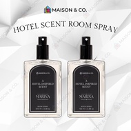 【BotanicGlow Mall】Hotel Aroma Fragrance Spray | 100ML | Pillow Mist Scent | Maison & Co.