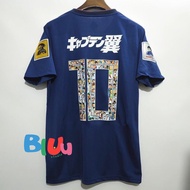 (S-4XL) เสื้อฟุตบอลวินเทจ Retro ทีมชาติ ญี่ปุ่น เหย้า Home ปี 2018 (3A) เกรดแฟนบอล พร้อมฟลูออฟชั่นเบ