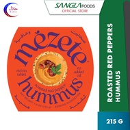 mezete Hummus Roasted Red Pepper Dips 215g (Halal Certified)