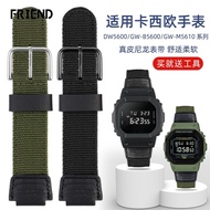 [HOT JUXXKWIHGWH 514] สายนาฬิกาไนลอนสำหรับ Casio Dw5600 GW-5000 5035 GW-M5610สี่เหลี่ยมเล็กดัดแปลงผ้าใบสายนาฬิกาไนลอน