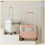 MUZ PC Pilot Luggage 19 Inch Cabin Size Top Open Travel Suitcase Lightweight
