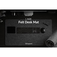 Ekeepment Felt Desk Mat 900x450mm Large Extended Mouse Pad Non-Slip Desk Pad L Size