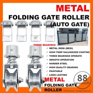 3 bearing folding gate bearing / pagar / autogate bearing roller /gate uv bearing/welding /gate roller /sliding/welding