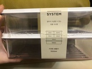 韓國正品 SYSTEM昌信 可微波可冷凍 保鮮盒（1000ml)