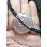 Sakura agate rope bracelet