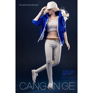 1/6 Scale Toys Cang Jin Ge Female Blue sportswear