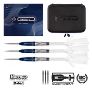 HARROWS STEEL TIP DARTS - 23G/24G Geo Torpedo 02 (QP) QUICK POINT 90% TUNGSTEN STEEL TIP DART SET