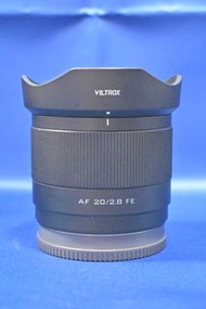 SOLD  OUT) 新淨 Viltrox 20mm F2.8 For Sony FE 抵玩全幅鏡 20mm廣角鏡頭 F2.8大光圈 A7 A9 A1 A7C A7S FX3 ZVE1