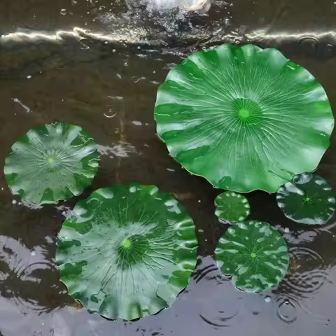 Artificial Lotus Leaf for Garden Pond Water Pond Tank Plant Decoration Water leaf Floating