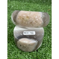 56mm Sakura agate bangle