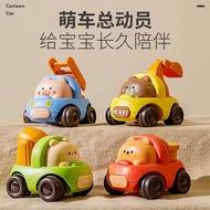 Children Inertial Toy Car Baby 1-3 Years Old Pull Back Engineering Car 6 Months Baby Educational Boy
