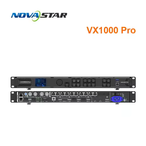 NovaStar VX1000 Pro 10G Fiber Controller 65M Pixels 10240px Width Genlock 4K@60Hz Stage Events