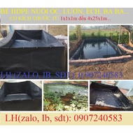 BỂ HDPE CHĂN NUÔI ỐC LƯƠN ẾCH... BỂ BẠT CHỨA NƯỚC.