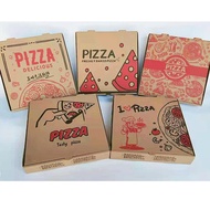 Dense disposable pizza box 6/7/8/9/10/ 12inch Takeaway kraft paper pizza box