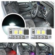 2PCS Ambient Light LED Courtesy front footwell Light for Audi A3 S3 2015-2021 Cabriolet RS3 Sedan Q2