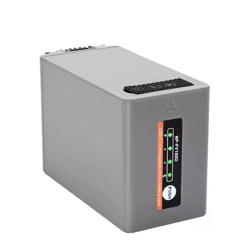 New 3280mAh NP-FV100D NP-FV70 Battery with Type-C Input for Sony FDR-AX33, FDR-AX53, FDR-AX60, FDR-A