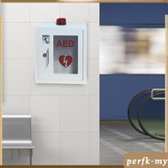 [PerfkMY] Aed Cabinet with Handle Empty Aed First Aid Cabinet Accessory Wear Resistant
