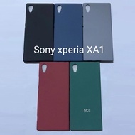 Phone Case for Sony Xperia XA XA1 XA2 Ultra Matte Rock Sand Casing Soft Ultra Thin Slim XA1ultra XA2ultra Cover Frosted Simple Solid Color Flexible Shell