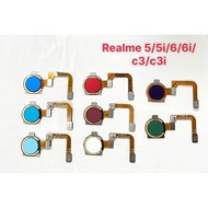 Home button, fingerprint sensor for Realme 5, 5i. 6, 6i, C3, C3i phone