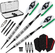 Viper Element 90% Tungsten Soft Tip Darts with Storage/Travel Case, 18 Grams