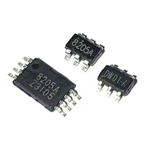 50pcs 20pair( DW01+ 8205A ) FS8205A FS8205 combination SOP23-6 battery protection chip TSSOP-8