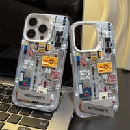 Mechanical Internal Structure Suitable For Samsung s30ultra Phone Case s30/24/23 Bracket s22+Colorfu