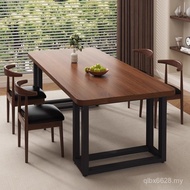 Table Rectangular Dining Table Chair Hotel Small Apartment Dining Table Retro Household Eating Moder