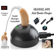 Alat Bantu Pendengaran Charger Cas / Alat Bantu Pendengaran / Super