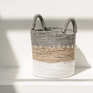 Byhand Limited Seagrass BASKET Home Decor Laundry/ Woven Decorative/ TRES BASKET L/