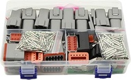 252PCS Deutsch DT Connector Kit,8 Set 12 Pin Electrical Connectors,DT04-12P/DT06-12S Automobile Wate