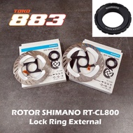 SHIMANO Ultegra RT-CL800 Center Lock Disc Brake Rotor 140 160 mm - Lock ExternalRing