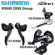 SHIMANO SORA R3000 2x9Speed Groupset DUAL CONTROL LEVER ST-R3000 RD-R3000 Rear Derailleur Front  Der