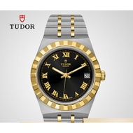 Tudor (TUDOR) Swiss Watch Royal Series Automatic Mechanical Female Watch Calendar 34mmm28403-0003 Gold Black Disc