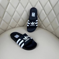 [Hot] Adidas Men And Women Horizontal Strap Slippers Newest Version adidas adidas Authentic Shoes luyentran79