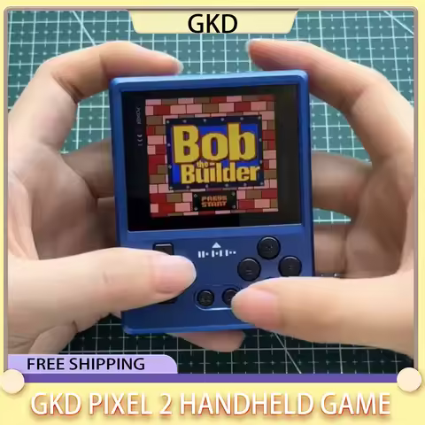 GKD Pixel 2 Handheld Game Console 2.4-Inch Retro Nostalgia New Portable Game Controller Arcade Game 