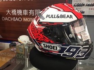 SHOEI X-14 紅螞蟻 Marc Marquez MM93 火星人 附全新SHOEI X-14安全帽大鼻罩