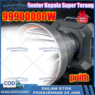 SENTER KEPALA LED LUBY 65WATT BATERAI 4800MAH TAHAN HINGGA 50JAM - CAHAYA TERANG - JARAK JAUH - WATE