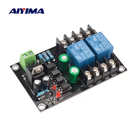 AIYIMA 300WX2 2.0 Audio Speaker Protection Board Delay 2 channels DC12-16V DC Protection board for C