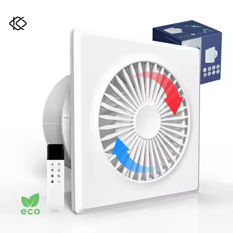 KCvents Reversible Ventilator Fan Exhaust Fan With Remote Control For Bathroom Room Kitchen Wall Mou
