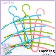 LAYOR1 Clothes Hanger Plastic Hanger Hook 3 Layer Space Saver