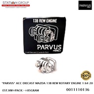 PARVUS ACCESSORIES DIECAST MAZDA 13B REW ROTARY ENGINE 1-64 20-DIORAMA