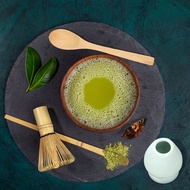 Matcha Whisk Set Matcha Making Kit with Whisk Wood Tea Scoop Matcha Scoop Whisk Holder Scoop Holder 