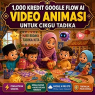 Google Flow AI 1,000 credits / Buat Video Affiliate Pantas / 5TB Google / Flow Video AI 1,000 Cr / O