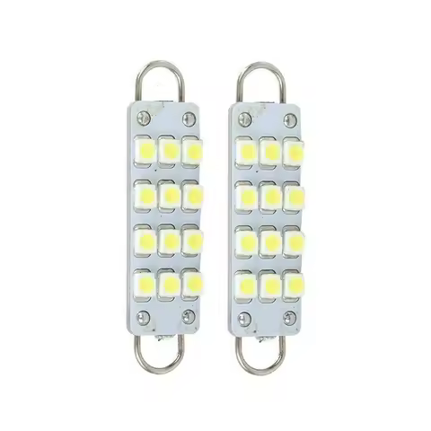 Universal White 561 562 567 564 12 SMD 44mm Rigid Loop LED Car Signal Light Tail Bulbs exterior part