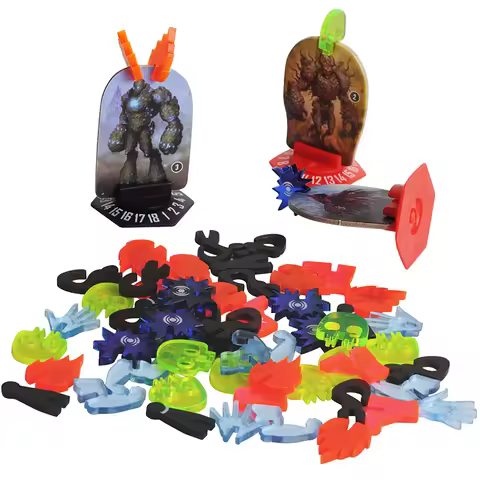 Condition Tokens Set of 60 Acrylic Status Effects Markers Game Accessories for Gloomhaven, Forgotten