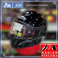 MHR HELMET FU329 FLIP-UP GLOSS BLACK