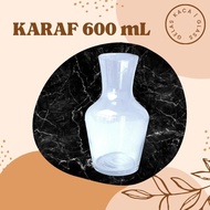 600 mL Caraf Glass / Vase Jug / Caraf Glass / Vase Glass / Milk Jug