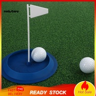 <richstore> Putter Rhythm Trainer Flexible Putting Cup Golf Putting Cup with Flag Silicone Golf Hole