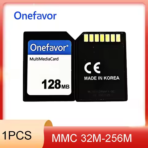 Onefavor 7pin MMC Memory Card 32MB 64MB 128MB 256MB 512MB 1GB Memory Card,Multimedia Card for QD Old